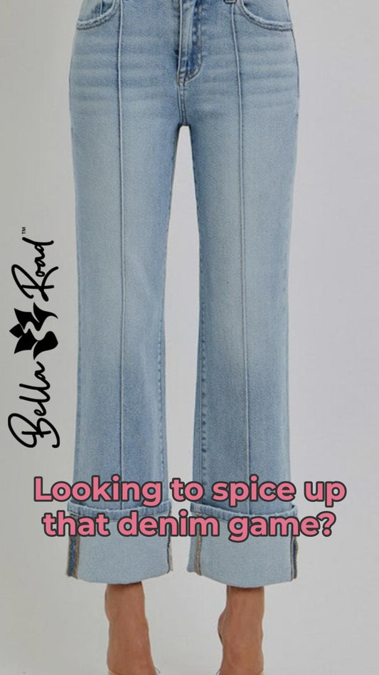 Slay All Day in Cuffed Ankle Jeans
