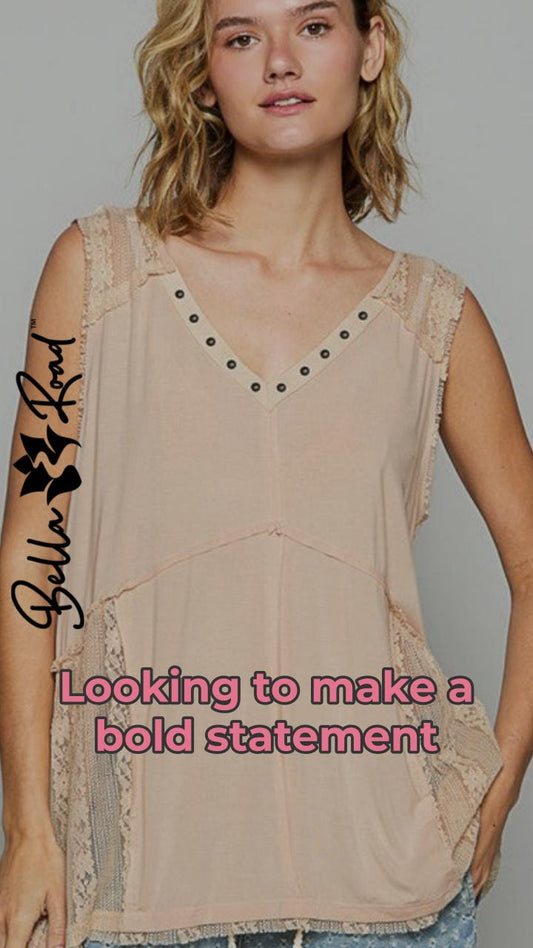 Rock Your Look with This Lace Crisscross Top