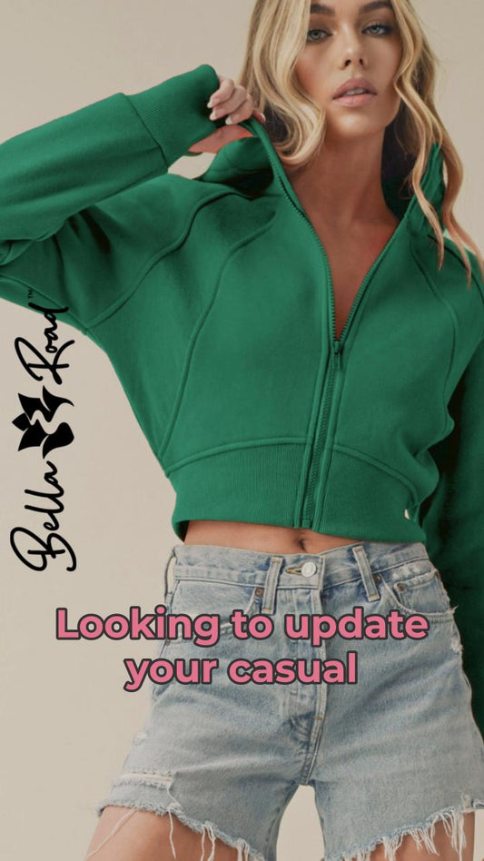 Level Up Your Look with This Cropped Hoodie