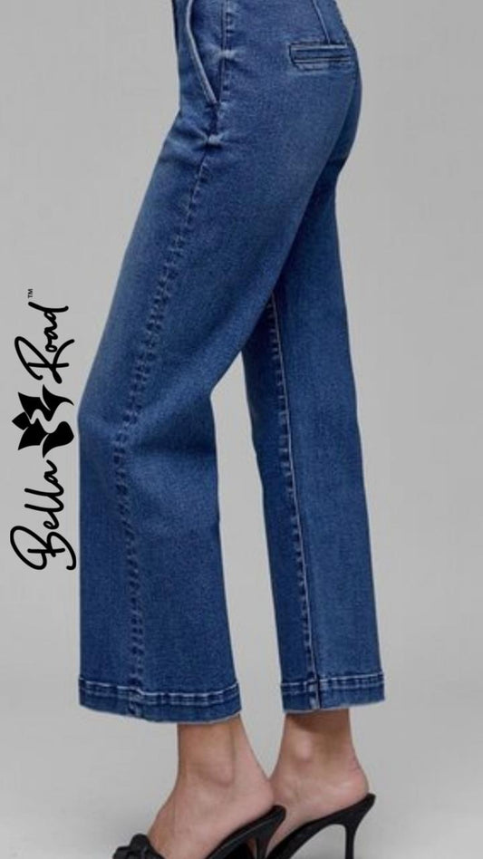 Rock Your Look with Tummy Control Crop Jeans