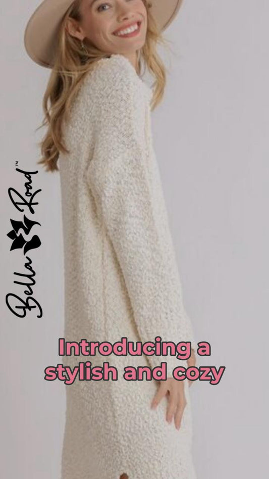 Style Your Curves: Boucle Sweater Dress Magic