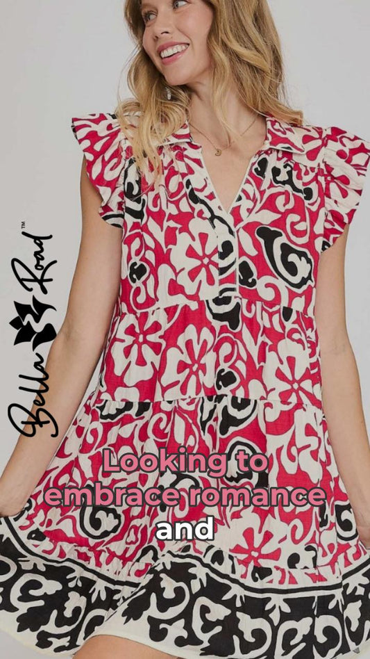 Floral Fun: Style Your Ruffled Cap Sleeves
