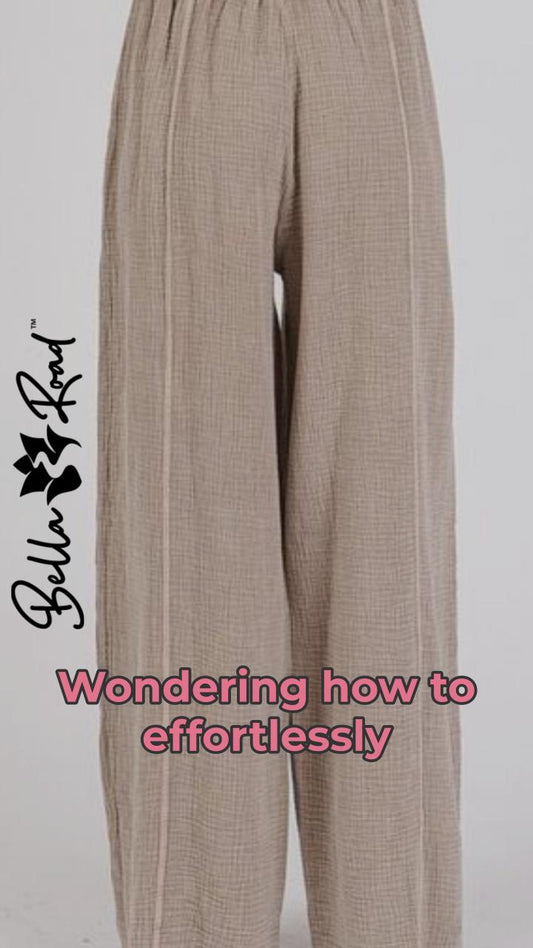 Lounge in Style: Lace-Trimmed Cotton Pants Tips