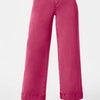 Bella Road High Rise Cropped Wide Leg Jeans - Fuchsia Pink