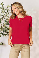 BASIC BAE Full Size Round Neck Short Sleeve T-Shirt at Bella Road