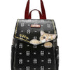 Nicole Lee USA Cat Eco-Leather Convertible Backpack Bag - Black