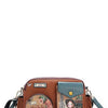 Nicole Lee USA Multi Pocket Messenger Bag - Caramel