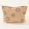 Zenana Corduroy Smile Clutch Bag - Tan