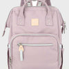 Himawari Waterproof Canvas Backpack Bag with Side Pockets - Lavender