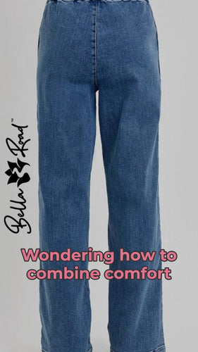 Rock Your Curves in Risen Wide Leg Jeans