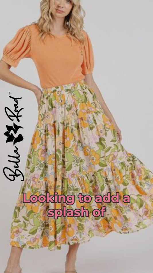 Floral Fun: Style Your Way with Our Skirt