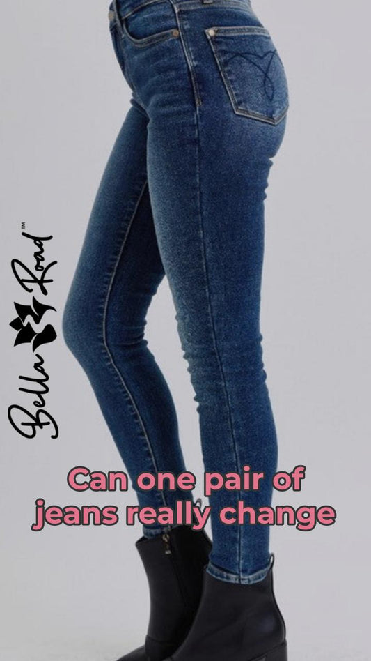 Slay in Judy Blue's Killer Mid-Rise Skinnies