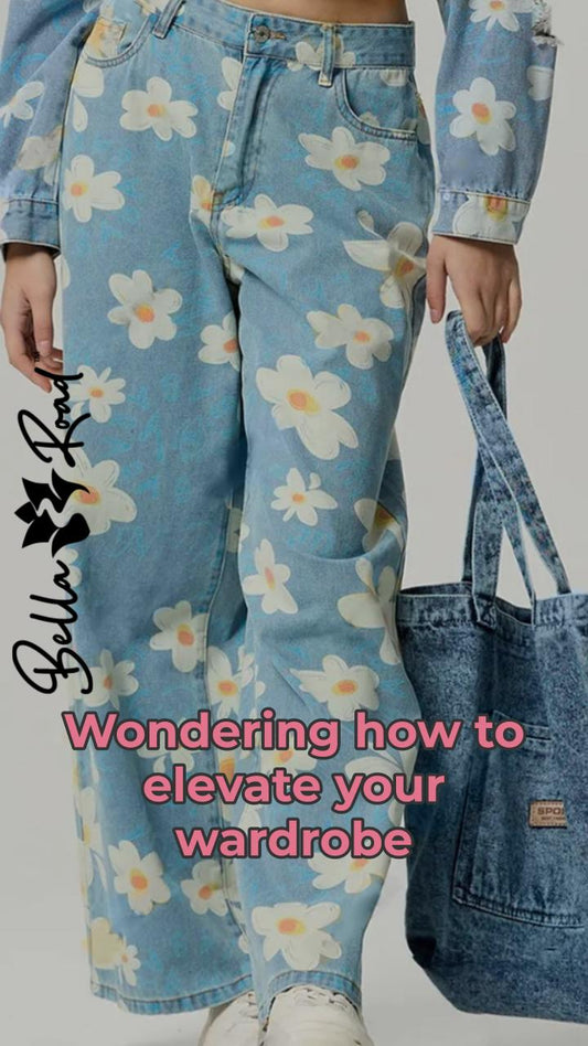 Floral Wide Leg Jeans: Style Tips That Slay