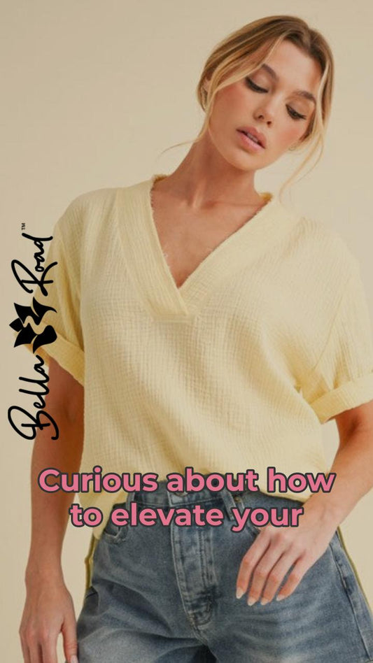 Slay the Day in Our Chic Side Slit Blouse