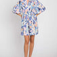 GEEGEE Floral Print Mini Dress at Bella Road