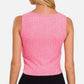 ZENANA Ribbed Cropped Tank at Bella Road