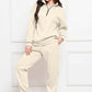 Half Zip Long Sleeve Sweatshirt and Pants Set