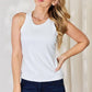 BASIC BAE Full Size Round Neck Racerback Tank at Bella Road