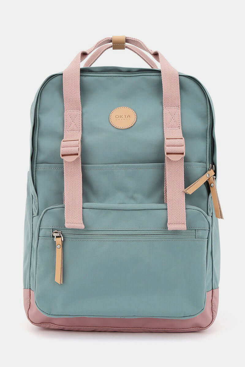 Himawari waterproof canvas backpack with side pockets in stylish design, perfect for adventures and keeping belongings safe and dry.