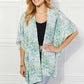 JUSTIN TAYLOR Fields of Poppy Floral Kimono in Green at Bella Road