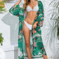 BELLA ROAD Floral Tie Waist Duster Cover Up at Bella Road