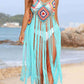 BELLA ROAD Fringe Spaghetti Strap Cover-Up at Bella Road