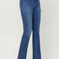 High Waist Bootcut Jeans demonstrating slimming effect and elongating legs with classic bootcut style, ideal for casual and formal outfits