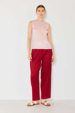 MARINA WEST SWIM Pleated Elastic-Waist Straight Pants at Bella Road