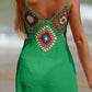 Cutout V-Neck Cover-Up Dress