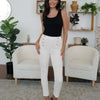 FAM-FAM High Waist Skinny Pants - White