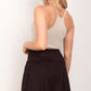 VERY J Crossover Waist Active Skirt with Short Liner at Bella Road