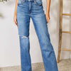 Judy Blue High Waist Distressed Jeans | Full Size - Medium