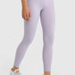 Millennia High Waist Ankle-Length Yoga Leggings in light lavender, perfect for yoga and stylish workouts.