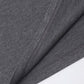 Close-up of the soft, gray fabric of a Bella Road Mardi Gras Graphic T-Shirt, showcasing its quality and comfort.