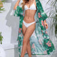 BELLA ROAD Floral Tie Waist Duster Cover Up at Bella Road