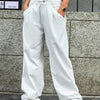 Bella Road Wide Leg Jeans with Pockets - White