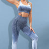 Gradient Sports Tank and Leggings Set - Dusty  Blue