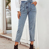 Bella Road Tied Straight Leg Jeans with Pockets - Light