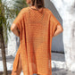 BELLA ROAD Openwork Slit Scoop Neck Cover Up at Bella Road