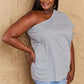 in My Groove One Shoulder Loose Top