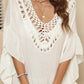 BELLA ROAD Cutout Ruffled Half Sleeve Cover-Up at Bella Road