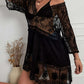 BELLA ROAD Lace Detail Plunge Cover-Up Dress at Bella Road