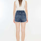 KANCAN Raw Hem Button Fly Denim Shorts at Bella Road