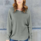 DOUBLE TAKE Full Size Round Neck Long Sleeve T-Shirt at Bella Road