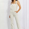 Judy Blue Taylor High Waist Overalls | Full Size - White