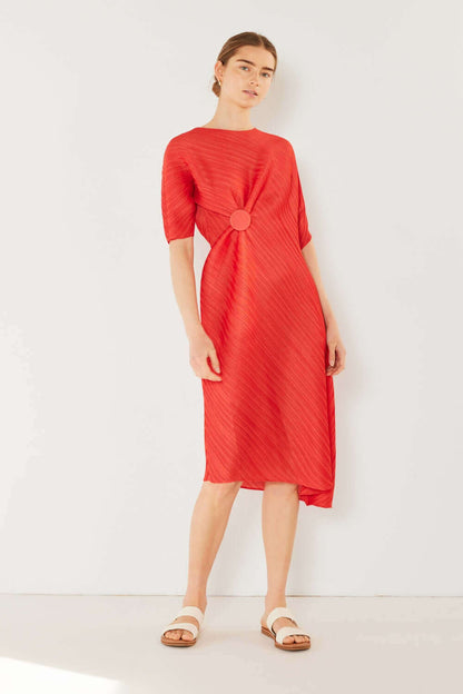 MARINA WEST SWIM Pleated Dolman Sleeve Dress at Bella Road