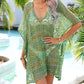 BELLA ROAD Slit Openwork V-Neck Cover Up at Bella Road