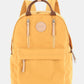 Yellow Himawari waterproof backpack with multilayer pockets for organization and outdoor use.