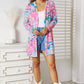 DOUBLE TAKE Floral Open Front Long Sleeve Cardigan at Bella Road