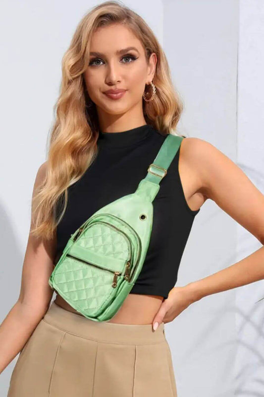 FAME Multi-Layer Zipper Crossbody Bag at Bella Road